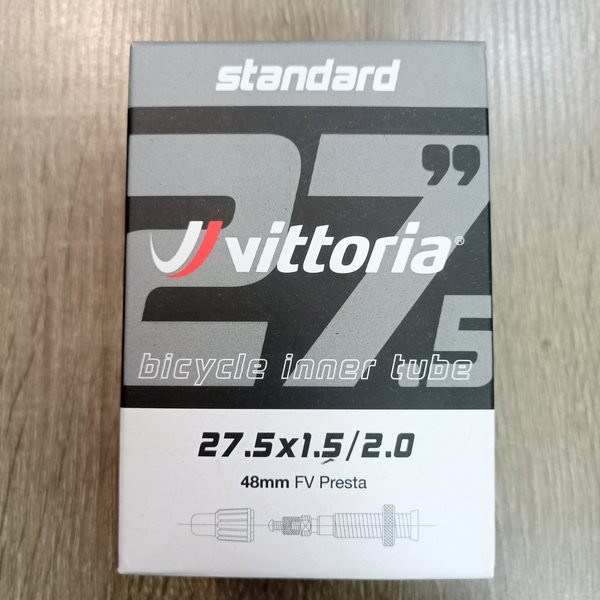 Vittoria 27.5x1.5/2.0 Presta 48mm Standard Bicycle Tube